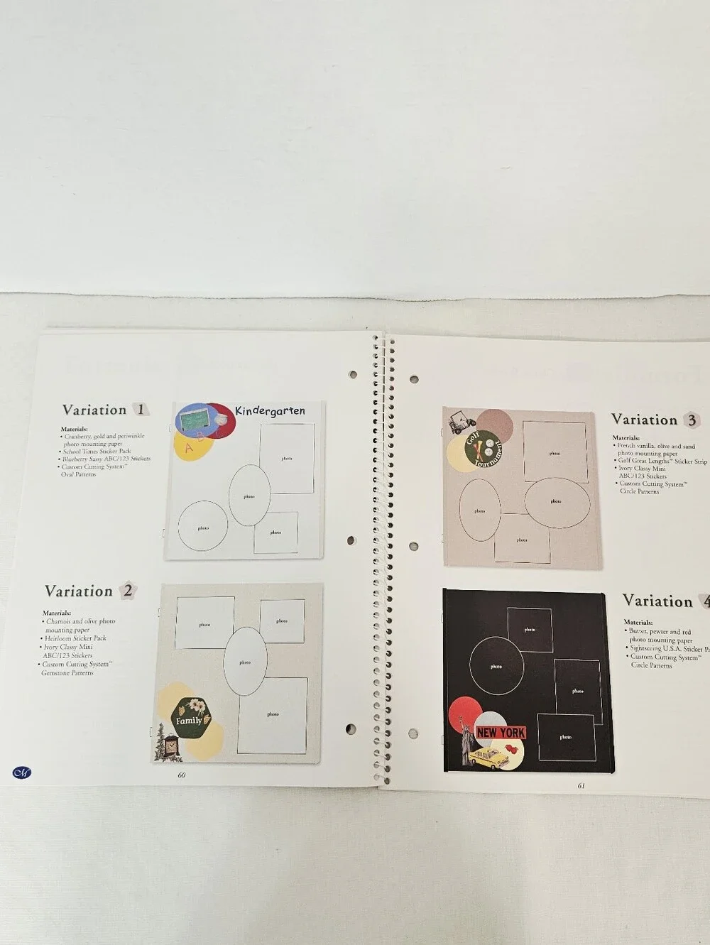Creative Memories Fast Formulas 5th Edition Scrapbook Layout Idea Book 2005